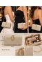 Beegi Women's Water-Proof Patterned Leather Evening Dress Clutch with Chain Strap for Wedding, Engagement, Invitation, and Evening Gowning - 2