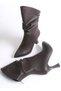 حذاء نسائي من Feles بسحاب خلفي ورباط بني اللون - 6