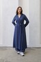 Long Jacket Navy Blue - 4