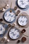 Lilya 6-Piece Luxury Cake Plate Set - 4