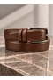 Men's 100% Genuine Leather Belt - 4