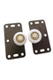 4 sets 4 Sets Furniture Slide Wheels for Closet Door And Store Use - Furniture Moving Casters for Sm - 5