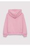 M7S10147 Logo Printed Hooded Girls' Sweatshirt Pink - 4