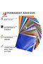 Permanent Vinyl Sheets Pack of 23 12"x 10" Bundle of Assorted Colors Matte & Glossy Adhesive Craft O - 5