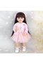 Gold BZDOLL 55CM 22Inch Can Stand Reborn Baby Lifelike Girl Doll Full Soft Silicone Body Princess To - 8