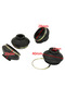 4 Pcs Turn to rod Arm Ball Head Dust Protection Rubber Cover for Chinese ATV Quad Go kart - 2