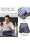 Small Waterproof Travel Toiletry Bag,Portable Shaving and Grooming Organizer,Black - 3