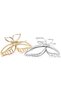 Butterfly Metal Hair Clips,Non-Slip Design,Gold and Silver,2 Pcs - 7