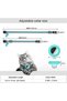 Adjustable Nylon Cat Harness and Lead Set with Airtag Holder and Bell,Escape Proof Tracking Collar for Small and Large Cats - 3