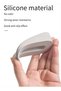 Silicone Door Stopper,Doughnut Style Door Holder with Adhesive Storage Bracket,Grey - 7