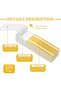 200-Piece Self-Adhesive Paper Napkin Bands,Matte Gold Napkin Rings for Silverware Wraps,Wedding and Party Table Decoration - 4