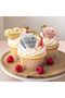 45-Piece Mirror Happy Birthday Cake Toppers,Gold,Silver,and Rose Gold Cupcake Picks for Party - 2
