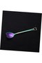 3-Piece Heart Shaped Stainless Steel Dessert Scoops,Long Handle Coffee and Tea Stirring Scoops - 3