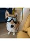 Dog Sunglasses for Medium to Large Dogs,UV Goggles,Windproof and Snowproof Pet Eyewear with Adjustable Elastic Straps,Silver - 4
