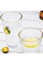 Golden Rim Hammered Crystal Cup,Retro Embossed Heat Resistant Tea and Juice Cup - 3
