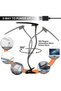 LED Clip-on Desk Lamp,3 Color Modes,Adjustable Brightness Eye-Care Table Light,Flexible Gooseneck Reading Lamp - 3