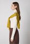 Square Neck Knitwear Shoulder Scarf Fat Green - 2