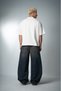 Timeless Fade Wide Leg Super Baggy Blue Men's Jean Trousers - 4