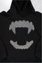 Rhinestones Vampire Tooth Oversize Hoodie - 8