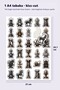 30-Piece Gothic Chess Sticker Set - for Laptop, Notebook, Agenda - 4