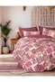 Ethnic Single Duvet Cover Set Estilo Bordo