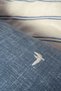 Klein Embroidered Ranforce Double Duvet Cover Set Ceria Navy Blue - 3