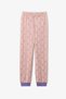 Girl's Light Pink Carrot Chase Long Sleeve Pajama Set - 3