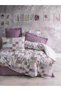 Minimal Single Duvet Cover Set - Elastic and Maro Dried Rose