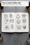 Academic Muscle and Sculpture Drawing Sticker Set 30 Pieces - Black and White Engraving Notebook Laptop Journal Agenda - 6