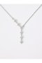 Elegant Y Necklace with Silver Color Star Detail - 4