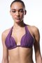 Mor Flora Cup Push Up Bikini Üstü