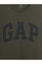 Everyday Soft Basic Logo 856659 T-Shirt Short Sleeve T-Shirt Men's T-Shirt Haki - 2