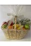 (Decorated with Dried Flowers, Door Ornament with Gift) Wicker Fruit Basket (Engagement Bundle Decoration Basket) - 4