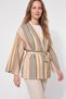 Striped Kimono Y0167 - Khaki - 7