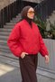Double-Breasted Bomber Jacket 2982 - Red - 2