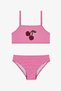 Girl's Light Pink Cherry Halter Bikini Set
