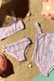 Girl's Ribbon Patterned Swimsuit - 2