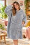 Welsoft Plush Fleece Wearable Blanket Pajamas