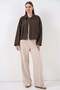 Bomber trench coat coffee - 2