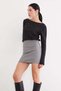 Sequin Glitter Boat Neck Knit Sweater - 3