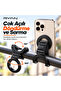 Magnetic Phone Holder Double-Sided Magsafe Compatible Openable Ring Corner Iron Gym - 2
