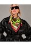 Nil Scarf Burgundy/Figure 70*70 cm Foulard Scarf - 2