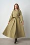 Molly Nelly Women's Long Hijab Trench Dress - 7