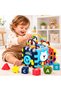 Baby Puzzle Polyhedron Activity Cube for Toddlers, Educational Sensory Learning Toy with Bead Maze, Shape Sorter, Rotating Gears and Interactive Panels - 2