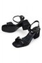 352 Evening Dress Girls' Heeled Shoes Stoned Open Girls' Engagement Evening Dress Shoes - 4