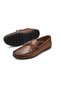 3285 Flexible Comfortable Sole Brown Genuine Leather Men's Shoes Summer Casual Laofer Men's Shoes - 4