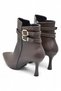 569F Daily Zippered Women's Heeled Boots Shoes Thin Heel Classic Heeled Women's Boots - 3