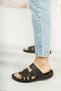 Ayakkabiburada 034 Daily Genuine Leather Men's Slippers - 3