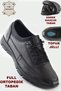 325a Full Orthopedic Men's Leather Transitional Shoes with Massaging Heel Sole