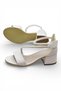D613 Evening Dress Girls' Heeled Shoes Stoned Open Girls' Engagement Evening Dress Shoes - 4